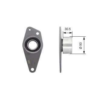 RENAULT Натяжной ролик Clio 1,7/1,9D/ Laguna 1,8-2,0/R9/11/19/21, Trafic, Volvo GATES T42088