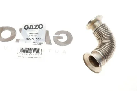 Трубка клапана рециркуляції відпрацьованих газів GZ-D1053 GAZO GZD1053