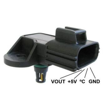 VOLVO датчик тиску ВГ S40/V50, FORD C-Max, S-Max, Focus 1,8/2,0 04-, Mondeo 1,8/2,0 00-. GAUSS GI3044