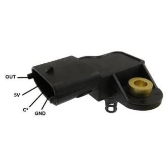 OPEL датчик тиску наддуву Astra, Vectra, Boxer, Jumper, Fiat Doblo 1.9D GAUSS GI3437