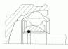 ШРКШ зовн. 23x25x50мм HYUNDAI LANTRA I, S, SONATA II MITSUBISHI COLT II, CORDIA, GALANT V, LANCER III, SPACE, TREDIA 1.5-2.4 09.82-05.96 GKN 302989 (фото 1)