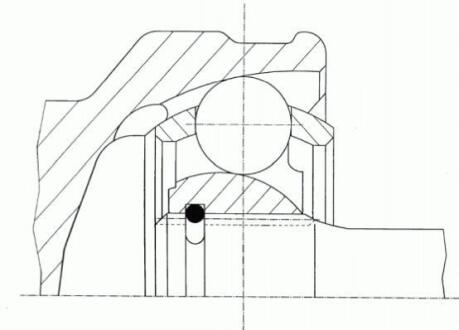 ШРКШ зовн. 23x25x50мм HYUNDAI LANTRA I, S, SONATA II MITSUBISHI COLT II, CORDIA, GALANT V, LANCER III, SPACE, TREDIA 1.5-2.4 09.82-05.96 GKN 302989