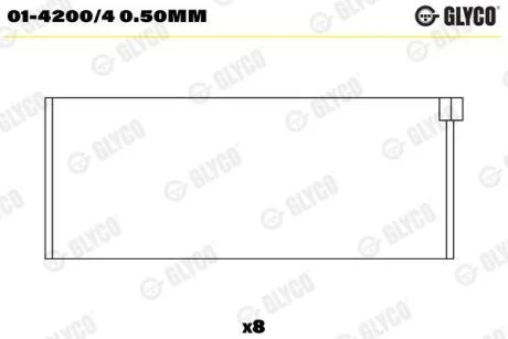 GLYCO 014200/4 0.50MM