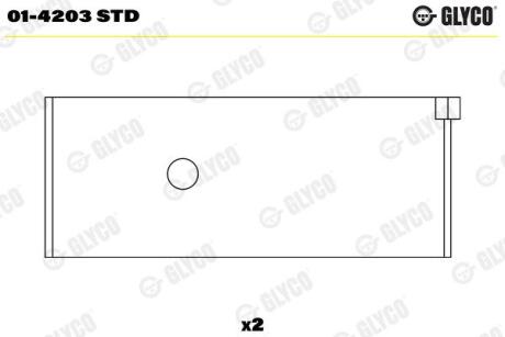 Вкладиши Glyco 014203STD