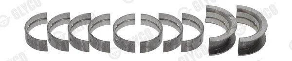 Підшипник колінчатого вала GLYCO H1295/5 0.25MM (фото 1)