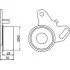 Натягувач GMB GT10032 (фото 4)
