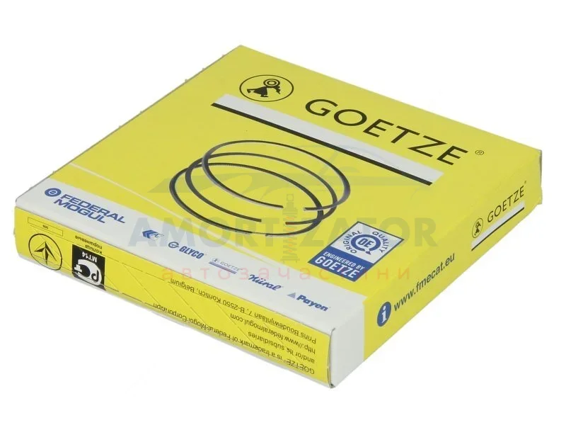 Комплект кілець на поршень GOETZE 0813750710 (фото 1)