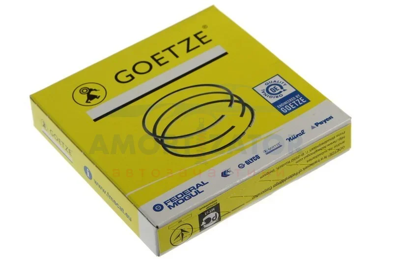 Комплект кілець поршневих з 3 шт. GOETZE 0842340000 (фото 1)