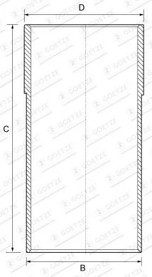 Гільза GOETZE 1471002000 (фото 1)