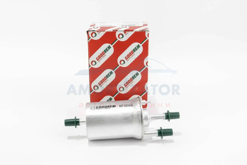 Фільтр паливний 1.4/1.6i Caddy/Jetta 05-/Golf V/VI/Octavia 04-/Fabia GOODREM RF0666 (фото 1)