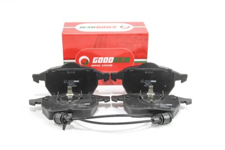 Гальмівні колодки пер. Audi 100/A4/A6 90- (ATE) з датчиком GOODREM RM0111