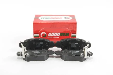 Гальмівні колодки зад. Astra G 98-05 (Bosch) GOODREM RM0153