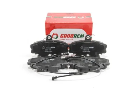 Гальмівні колодки пер. Logan 05-/Megane 96-03/Clio 91-05 GOODREM RM1170