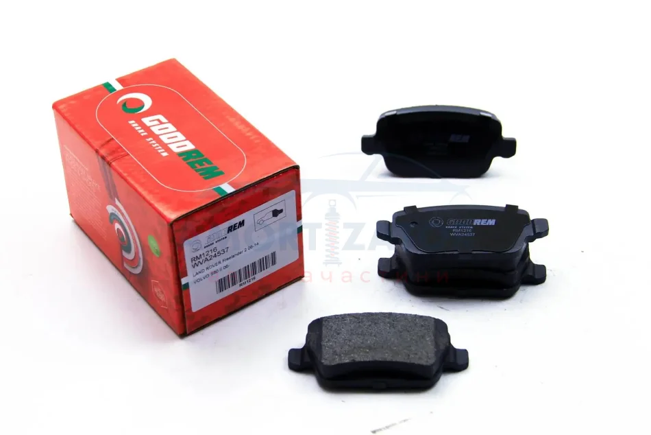 Гальмівні колодки зад Ford Focus II/Galaxy II/Kuga I/Mondeo IV/S-Max/Volvo S80 II/V70 III/XC70 II 05-16 GOODREM RM1216 (фото 1)