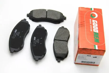 Гальмівні колодки пер. Chevrolet Aveo 06- (akebono) GOODREM RM1245
