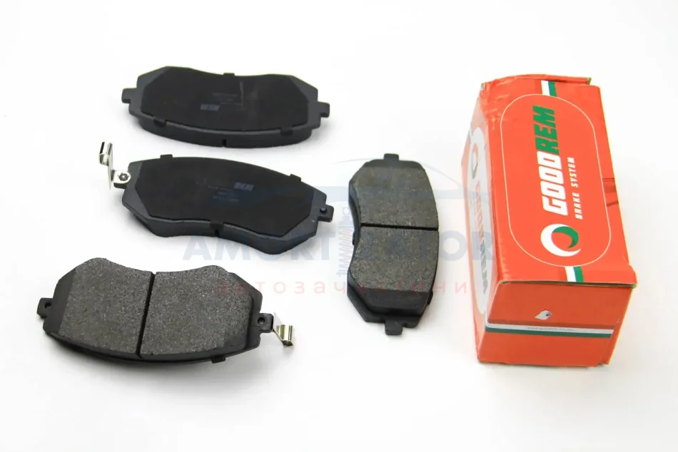 Гальмівні колодки пер. Subaru Impreza 02-/Forester 02- (akebono) GOODREM RM1251 (фото 1)