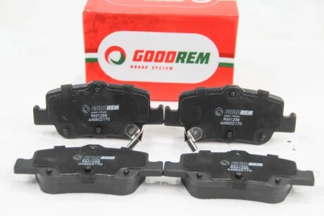 Гальмівні колодки зад. Toyota Auris 07-12/Corolla 13- (bosch) GOODREM RM1299