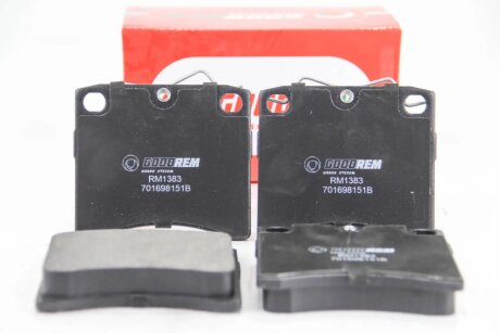 Гальмівні колодки пер. T4 -96 (R15) (вен.диск LUC) GOODREM RM1383