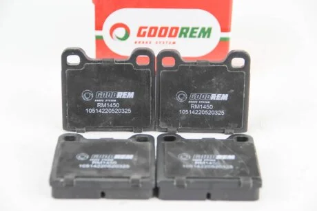 Гальмівні колодки W123/W126/W107 (58-05) GOODREM RM1450