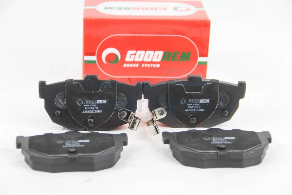 Гальмівні колодки зад. Cerato/Elantra/Lantra/Maxima/Tuscani (85-21) GOODREM RM1470 (фото 1)