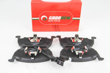 Гальмівні колодки пер. Octavia III 12- /Golf VII 12- (ATE) з датчиком GOODREM RM1506