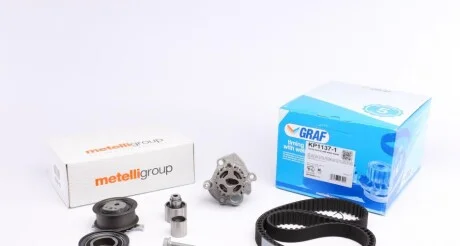 Комплект ГРМ з помпою води KP1137-1 GRAF KP11371