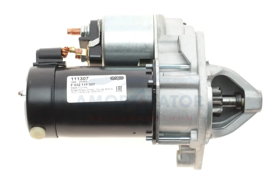 Стартер (12В, 1,2кВт, новий із заставою) ACURA TSX HONDA ACCORD VII, ACCORD VIII, CIVIC IX, CIVIC VIII, CIVIC X, CR-V III, CROSSROAD, ELEMENT, FR-V HYUNDAI COUPE I, COUPE II 1.6-2.7 06.95-12.22 HC-CARGO F 032 111 307 (фото 1)