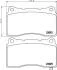 HELLA MITSUBISHI Колодки гальм. передн. Lancer VI,VII,VIII, Honda Civic IX, Subaru Impreza PAGID 8DB 355 006601 (фото 2)