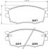 HELLA HYUNDAI колодки гальмівні передн. Kia Rio 05-, Accent 06- HELLA PAGID 8DB 355 006-951 (фото 1)