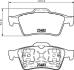 Комплект гальмівних накладок, дискове гальмо HELLA PAGID 8DB 355 009-121 (фото 1)
