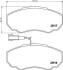Гальмівнi колодки дисковi перед. Fiat Ducato 02-/Peugeot Boxer 02- HELLA PAGID 8DB 355 010-391 (фото 1)