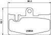 HELLA TOYOTA гальмівні колодки задн.Lexus LS (FE) 430 00- HELLA PAGID 8DB 355 011-661 (фото 1)