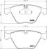 Комплект гальмівних накладок, дискове гальмо HELLA PAGID 8DB 355 013-931 (фото 1)