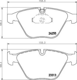 Комплект гальмівних накладок, дискове гальмо PAGID 8DB 355 013931