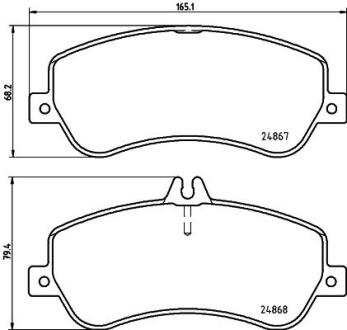 Комплект гальмівних накладок, дискове гальмо HELLA PAGID 8DB 355 014-221
