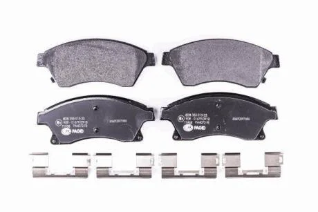 Гальмівні колодки передні. Opel Astra J 10/09> PAGID 8DB 355 015231