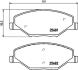 Комплект гальмівних накладок, дискове гальмо HELLA PAGID 8DB 355 020-521 (фото 1)