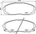 Колодки гальмівні, дискове гальмо HELLA PAGID 8DB355039441 (фото 1)