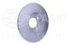 HELLA PRO VW гальмівний диск передн. Audi 80, Golf I,II,III,Passat,Vento PAGID 8DD 355 100131 (фото 3)