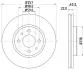 HELLA PRO FIAT гальмівний диск передн. Doblo 1.6, Stilo CITROEN Nemo PAGID 8DD 355 103971 (фото 1)