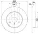 HELLA PRO DB Гальмівний диск передн Smart Fortwo -07, City-Coupe -04, Roadster -05 PAGID 8DD 355 106601 (фото 1)