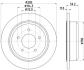 HELLA PRO JEEP гальмівний диск задн. Grand Cherokee 92-99 HELLA PAGID 8DD 355 114-801 (фото 4)