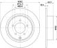 HELLA MITSUBISHI гальмівний диск задн.ASX,Outlander II 1.6/2.4 07- HELLA PAGID 8DD 355 115-491 (фото 4)