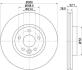 Гальмівний диск передній Ford Mondeo 1.6-2.5 03.07-01.15 HELLA PAGID 8DD 355 116-221 (фото 1)