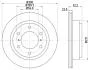 HELLA PRO MITSUBISHI гальмівний диск задн. Pajero 00- PAGID 8DD 355 118651 (фото 4)