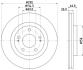 HELLA PRO MITSUBISHI гальмівний диск передн. Grandis 04- (290*26) HELLA PAGID 8DD 355 118-791 (фото 4)