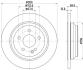 HELLA PRO DB гальмівний диск задн. Vito 14-, EQV (W447) HELLA PAGID 8DD 355 122-441 (фото 4)