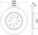 HELLA PRO HONDA Гальмівний диск задн. INSIGHT 1.3 09-, JAZZ III ELECTRIC 09- PAGID 8DD 355 122531 (фото 1)