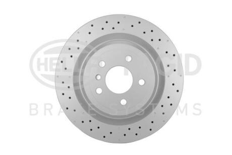 HELLA PRO HIGH CARBON DB диск гальмівний задн.GLE W166 11- HELLA PAGID 8DD 355 122-551