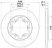 HELLA PRO FORD диск гальм. задн. TRANSIT 15- PAGID 8DD 355 122831 (фото 4)